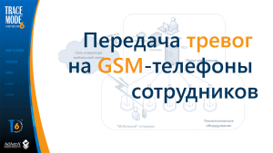 GSM МРВ+: передача алармов на GSM-телефоны