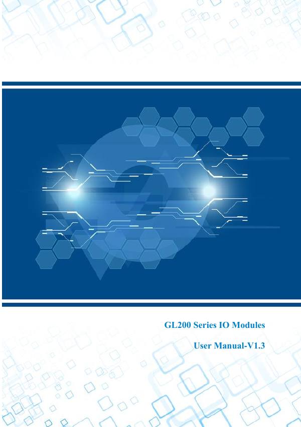 Первая страница: Licos: LC.017.001CSC Vx.x-GL200 Series IO Module — User Manual
