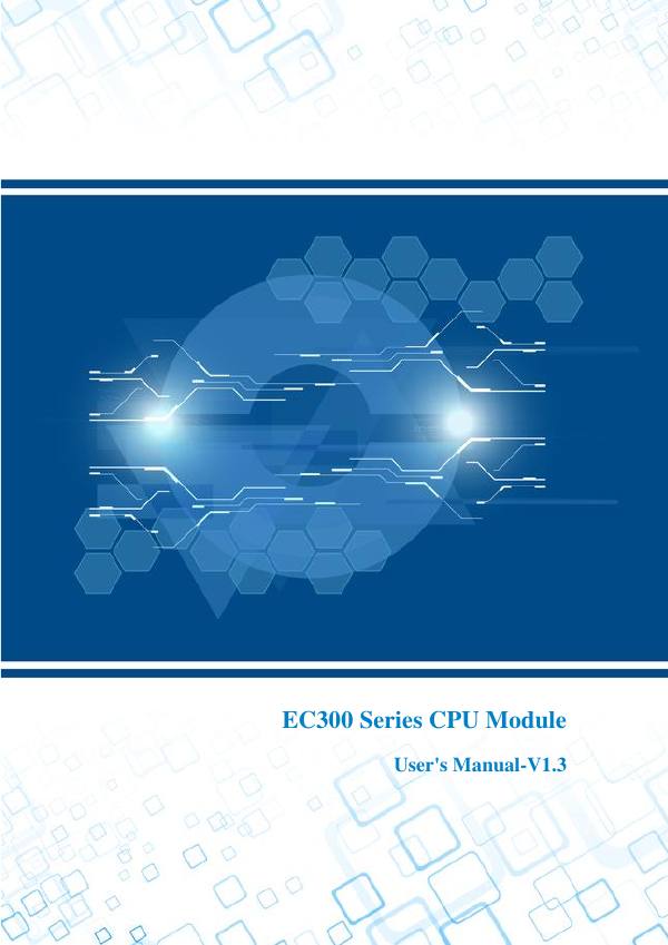 Первая страница: Licos: LC.017.003CSC Vx.x-EC3xx Series CPU User Manual