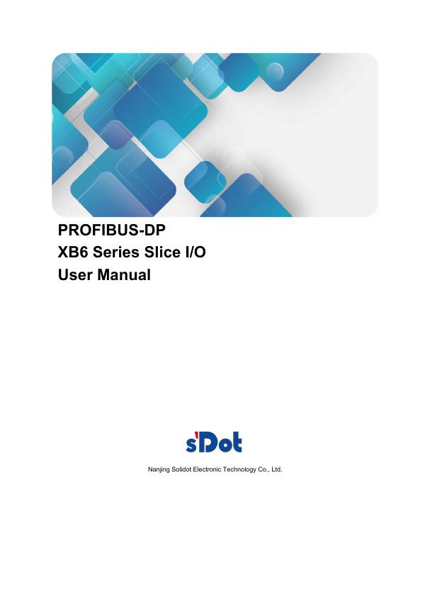 Первая страница: Qysche: Руководство адаптер XB6-PD2002ST PROFIBUS-DP (англ)