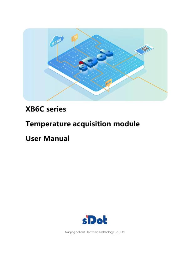 Первая страница: Qysche: XB6C TM Acquisition Module V1.00