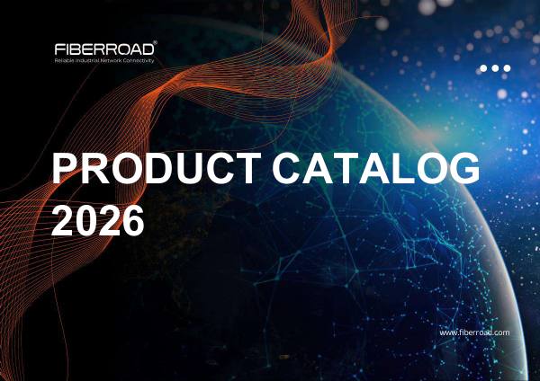 Первая страница: Каталог коммутаторов Fiberroad 2026 (англ)